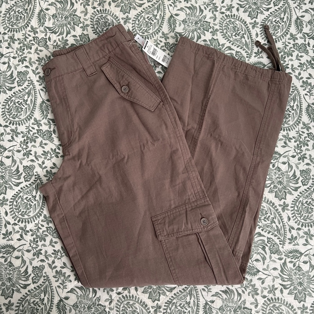 Tilly’s RSQ Cargo Pants, Taupe, Size L, NWT